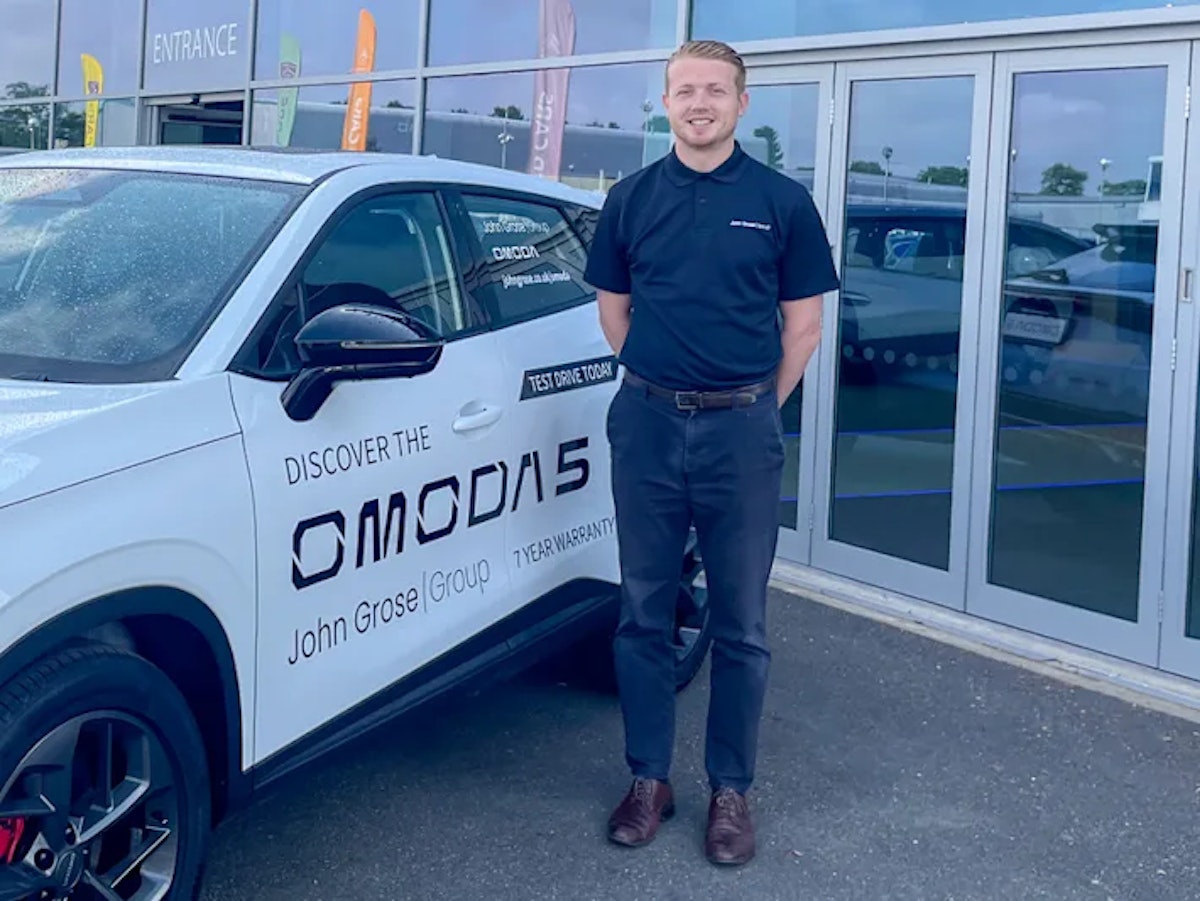 OMODA Sales Manager, Luke Elmer